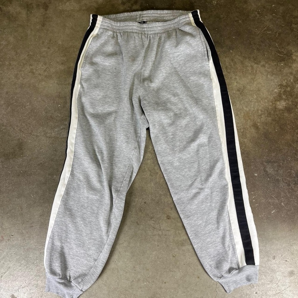 Vintage 90s Grey great northwest sport striped sweatpants Men's Size: Medium